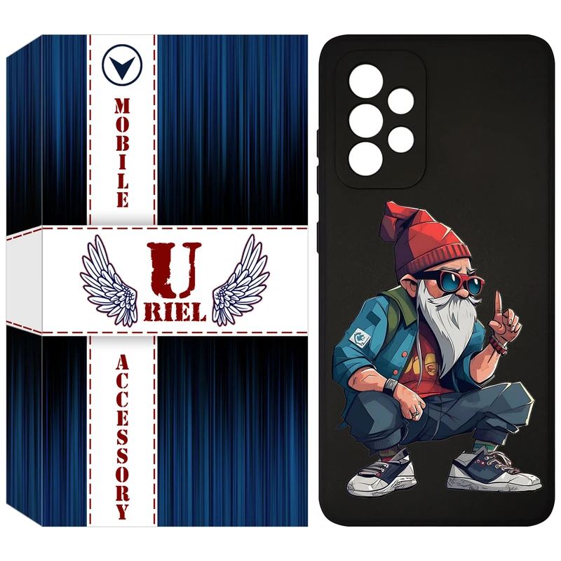 کاور یوریل مدل KSH کد 48 طرح پیرمرد مناسب برای گوشی موبایل سامسونگ Galaxy A33 5G