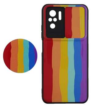 کاور مدل XM334A مناسب برای گوشی موبایل شیائومی Redmi Note 10 / 10s به همراه پایه نگهدارنده