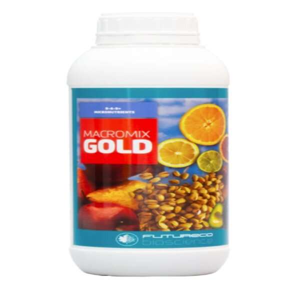 کود مایع پایه تغذیه ای فیچرکو بایوساینس مدل ماکرومیکس گلد حجم یک لیتر