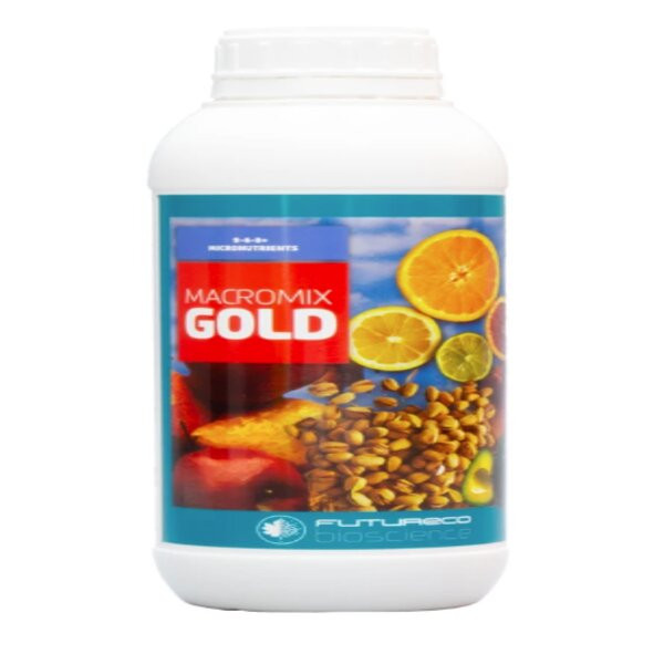 کود مایع پایه تغذیه ای فیچرکو بایوساینس مدل ماکرومیکس گلد حجم یک لیتر