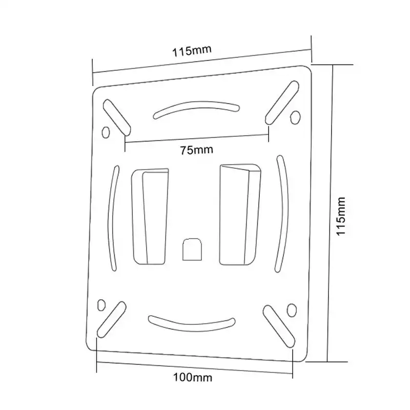 پایه نگهدارنده مانیتور مدل دیواری کد C2