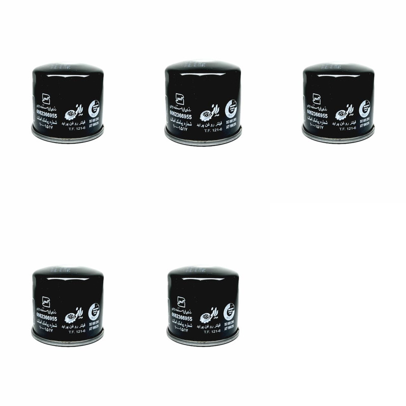 فیلتر روغن رانی مدل T.F121  مناسب برای پراید بسته 5 عددی