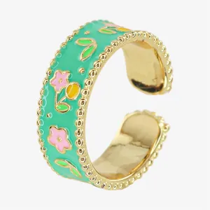 انگشتر زنانه زودیکا مدل میناکاری کد AAE844