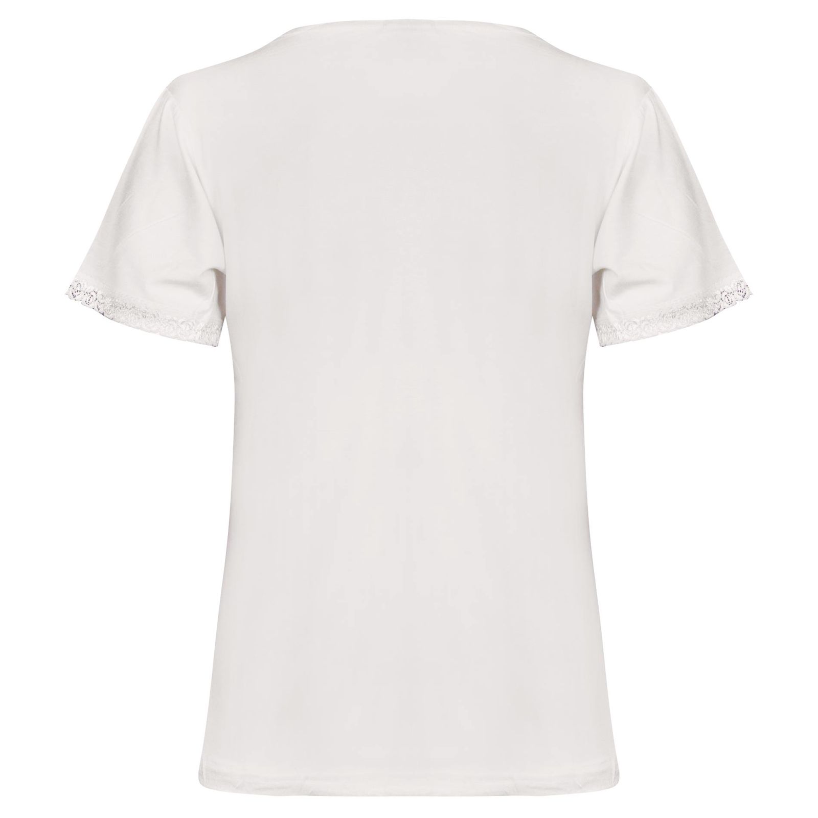 ست تی شرت آستین کوتاه و شلوارک زنانه کوزا مدل پنبه ای کد 9201-5 -  - 3