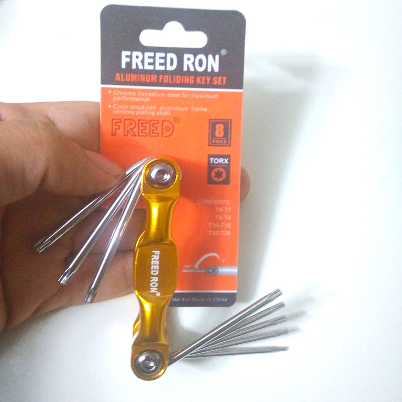 آچار ستاره ای فرد مدل FREED RON مجموعه 8 عددی