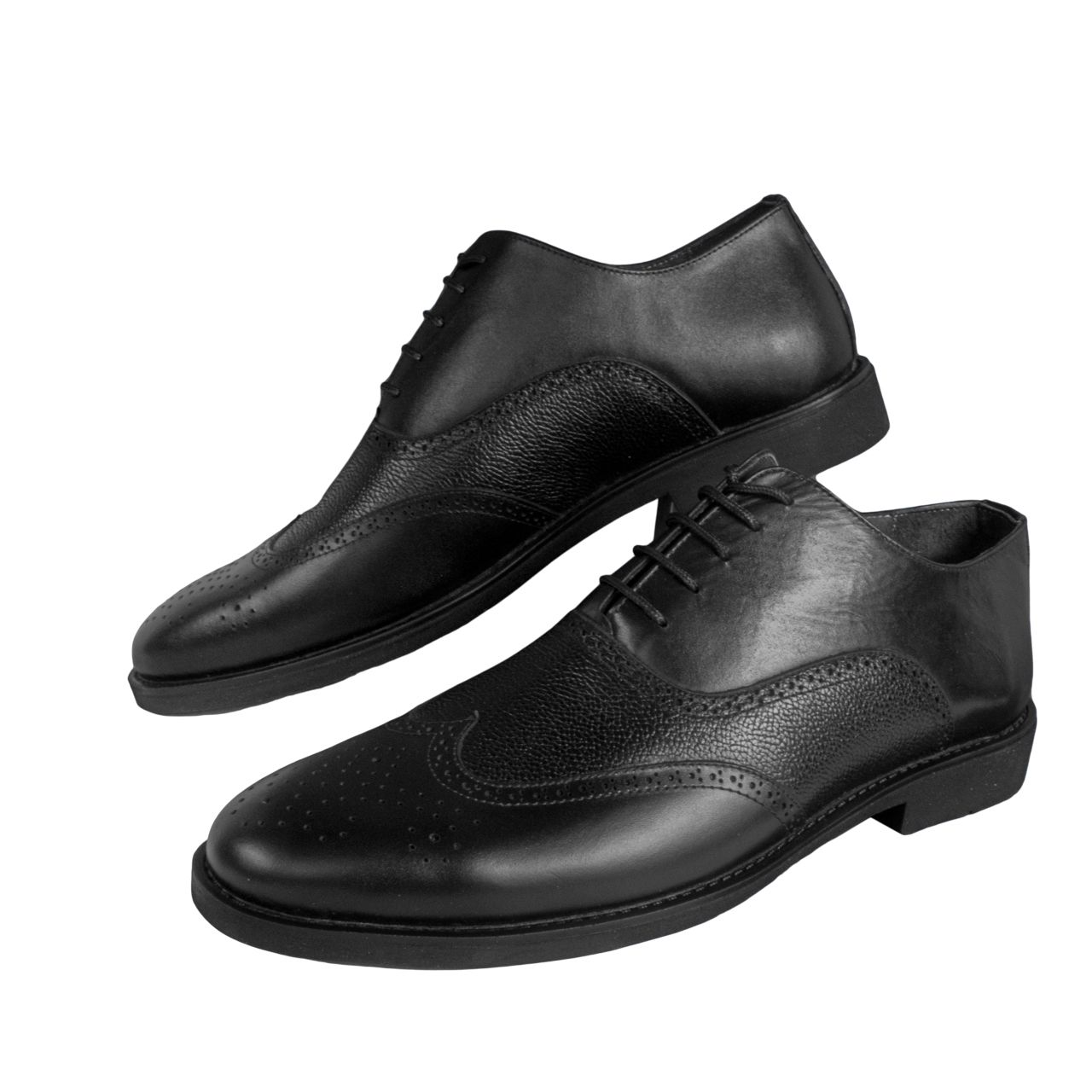 کفش مردانه چرم عطارد مدل چرم طبیعی کد SH200 -  - 2