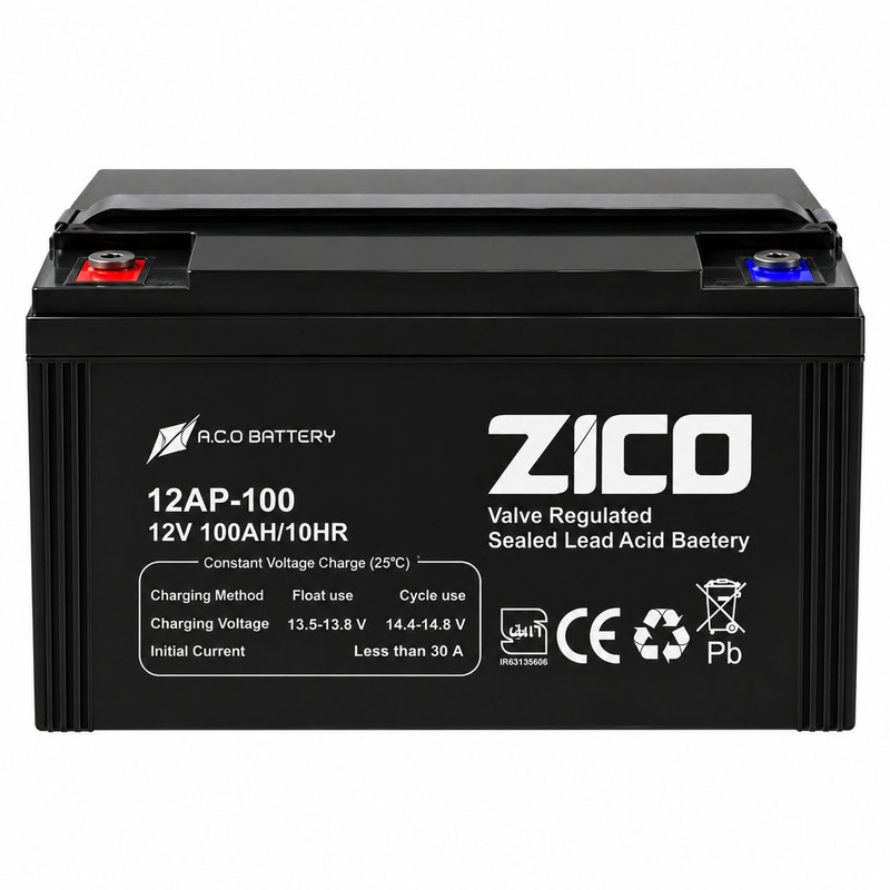 باتری یو پی اس 12 ولت 100 آمپر زیکو مدل 12AP-100