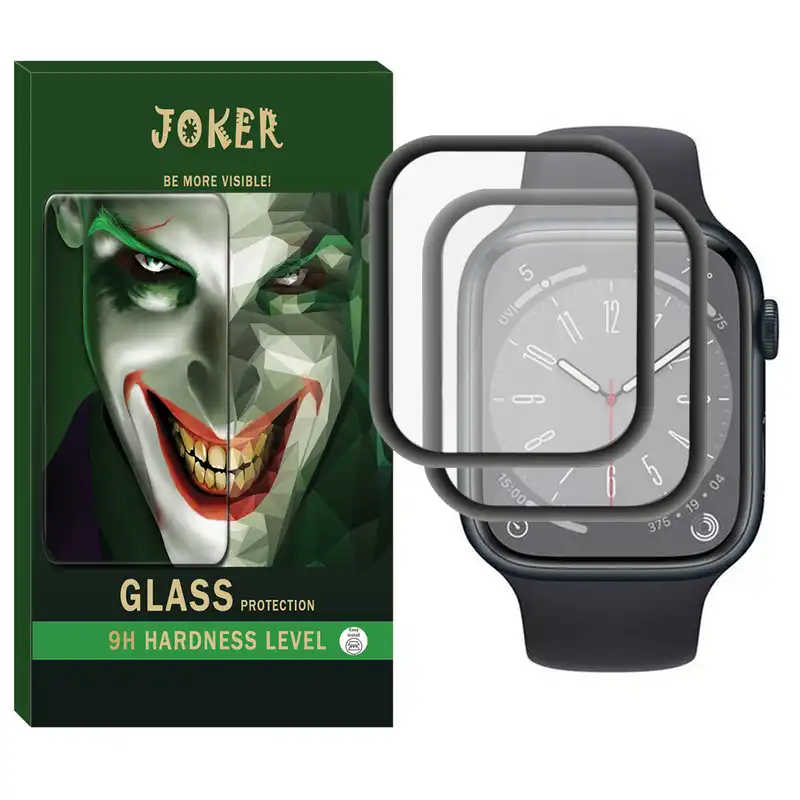 محافظ صفحه نمایش نانو جوکر مدل NJK مناسب برای ساعت هوشمند اپل سری 8 45 میلی متری بسته دو عددی