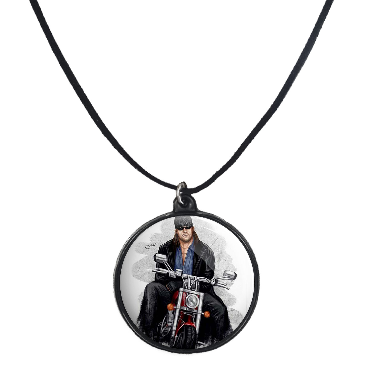 گردنبند پرمانه طرح کشتی کج کد pmb.978 مدل دو طرفه