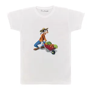 تی شرت آستین کوتاه بچگانه پرمانه طرح گوفی کد pmt.7728