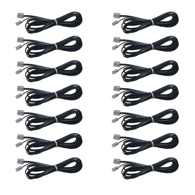 کابل تلفن مدل 13 طول 3متر بسته 14 عددی