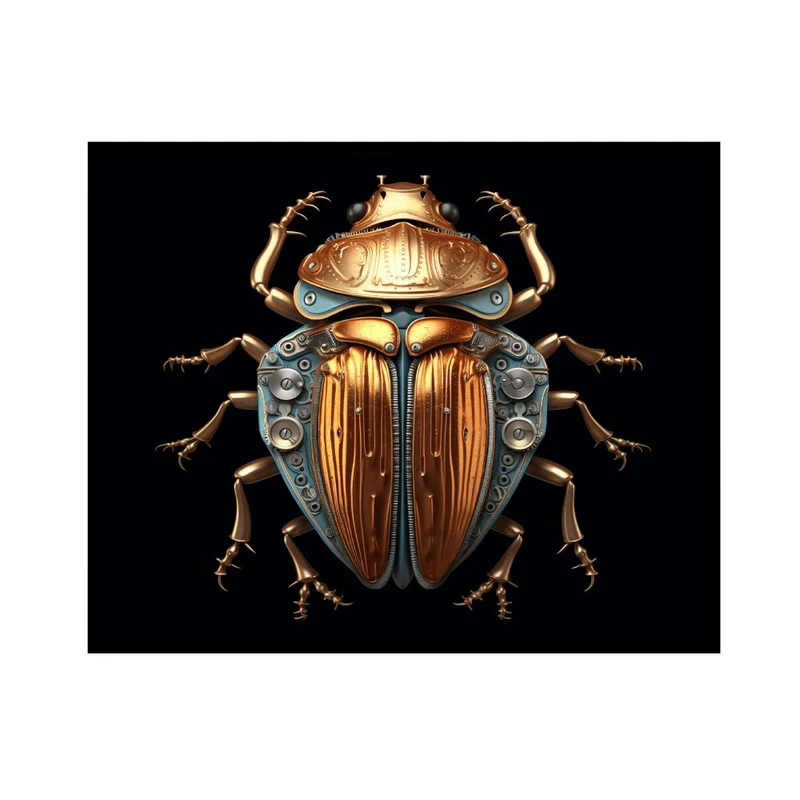 پوستر مدل سوسک شاخ‌دار مکانیکی