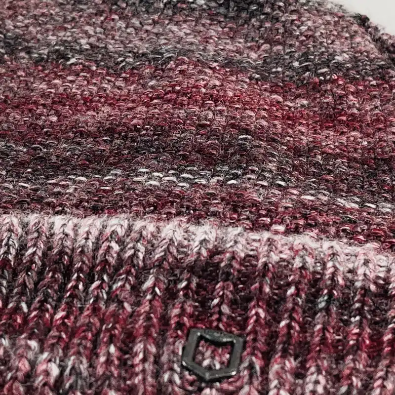 ست کلاه و شال گردن و دستکش بچگانه تارتن مدل 67009 رنگ قرمز