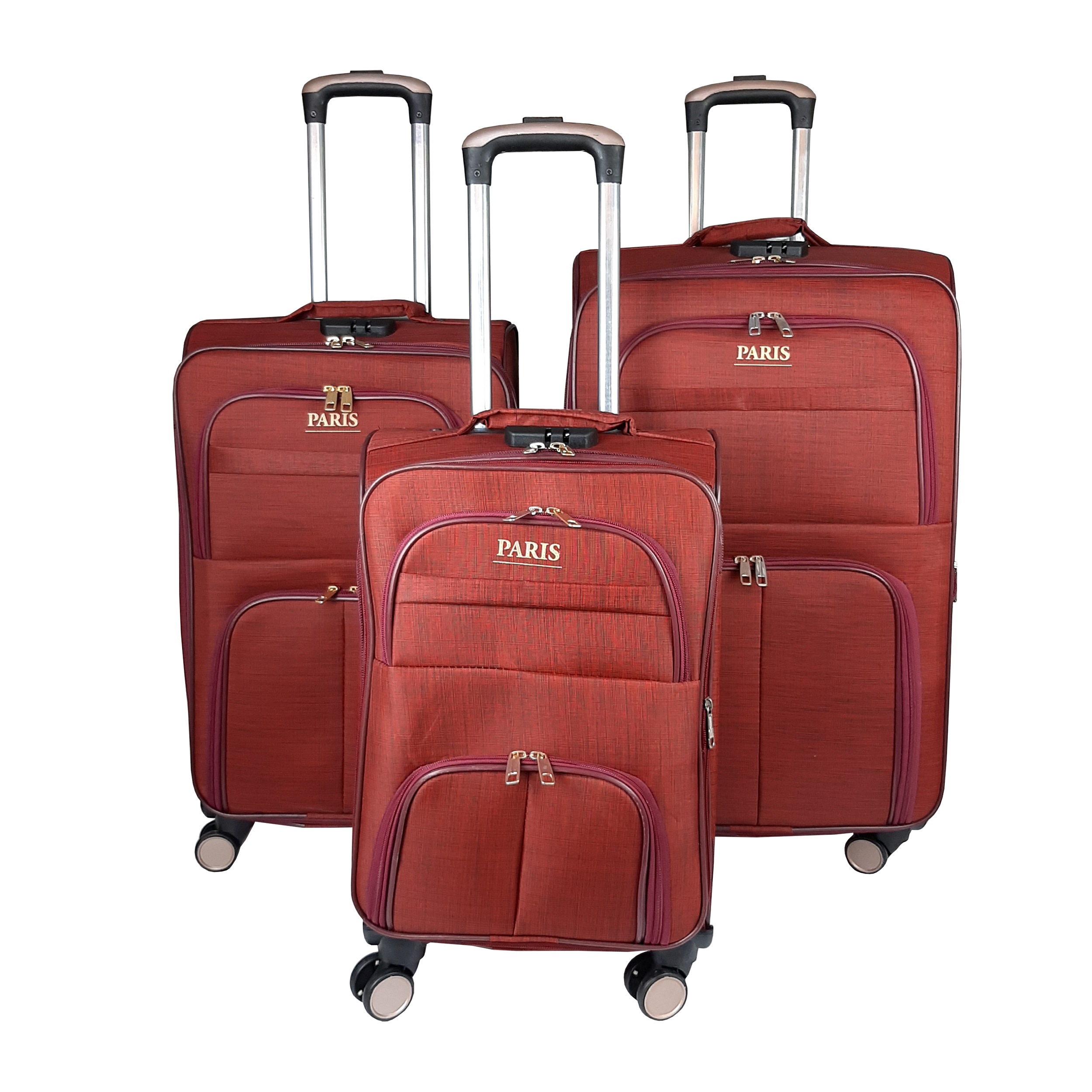 نکته خرید - قیمت روز مجموعه سه عددی چمدان پاریس مدل G2050 خرید