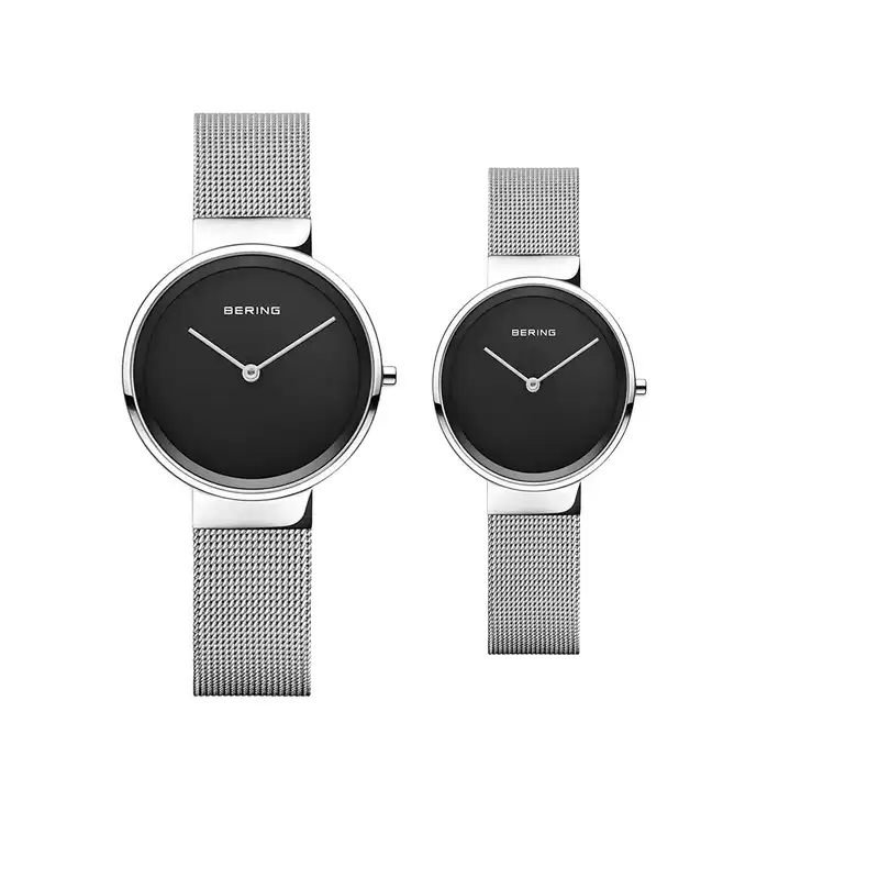 ست ساعت مچی عقربه ای زنانه و مردانه برینگ مدل 14531-102