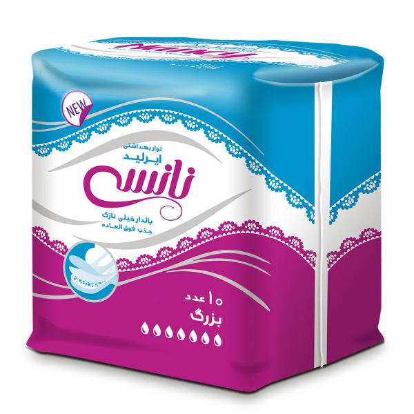 نوار بهداشتی نانسی مدل air laid بزرگ