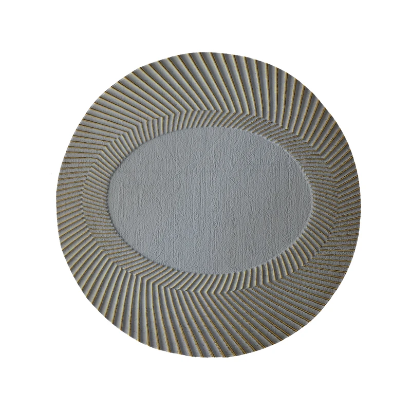 پادری مدل دایره طرح کلاسیک کد 8849 سایز 90 × 90 سانتی متر 