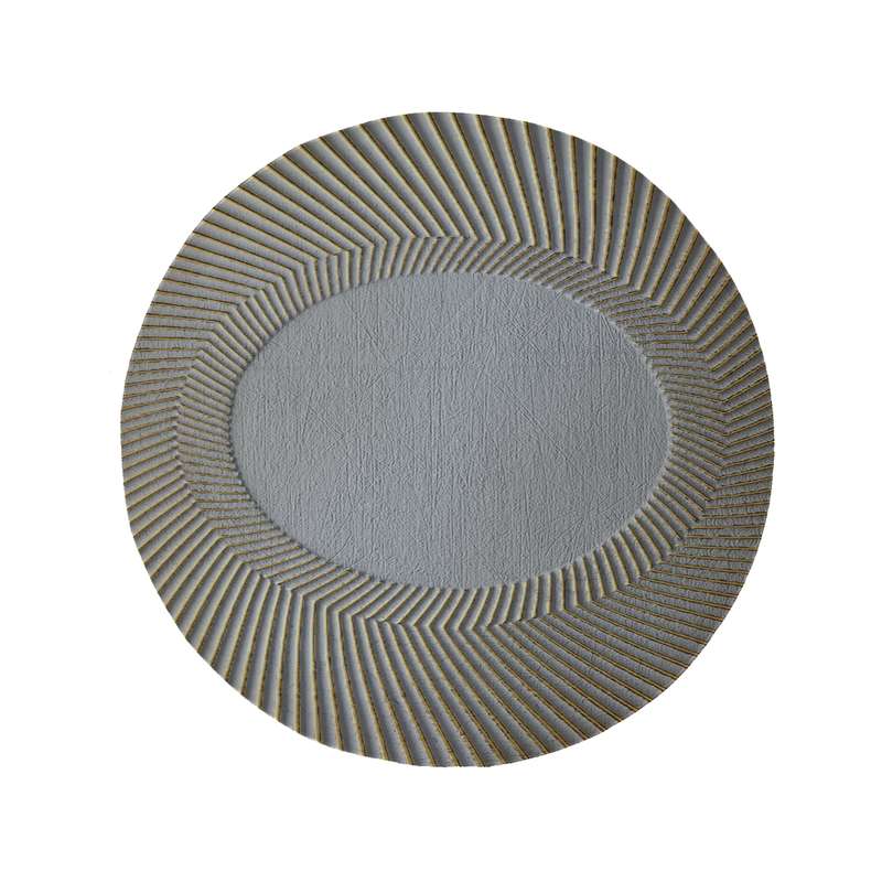 پادری مدل دایره طرح کلاسیک کد 8849 سایز 90 × 90 سانتی متر