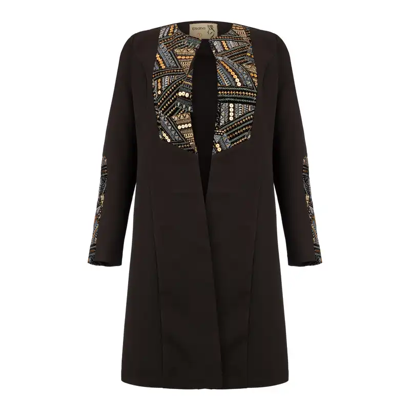 مانتو زنانه السانا مدل گلبرگ کد 177931