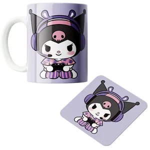 ماگ پاد آفرین مدل کرومی کد z42 به همراه زیر لیوانی