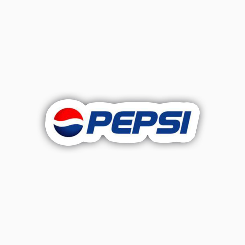 استیکر لپ تاپ و موبایل بووم طرح نوشته مدل Pepsi کد KT49