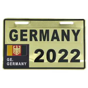 پلاک موتور سیکلت مدل GERM2022-GLD