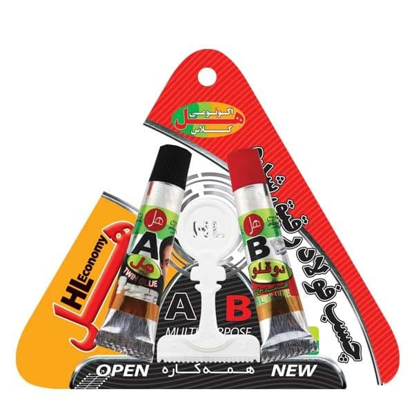 چسب دوقلو هل مدلEC-F14T وزن 14 گرم مجموعه 2 عددی