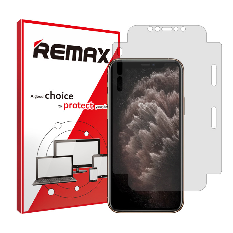 محافظ صفحه نمایش شفاف ریمکس مدل HyGEL مناسب برای گوشی موبایل اپل iPhone 11 Pro