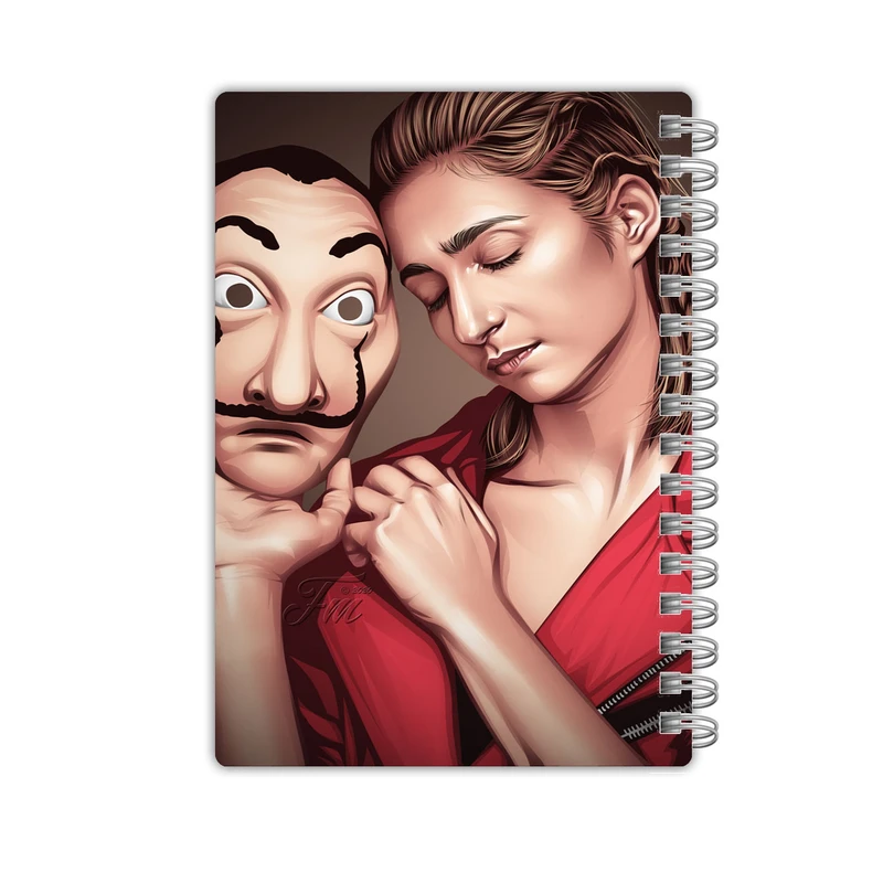 دفترچه یادداشت 50 برگ مدل Money Heist کد 2134