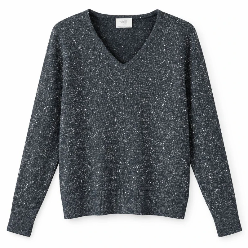 پلیور یقه هفت زنانه مدل شاین