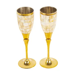 جام برنزی مدل صدف دریایی بسته 2 عددی