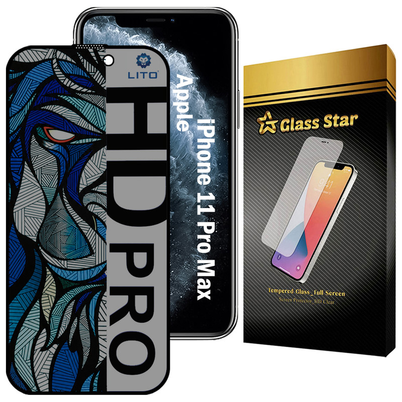 محافظ صفحه نمایش گلس استار مدل LITOPRVG مناسب برای گوشی موبایل اپل iPhone 11 Pro Max