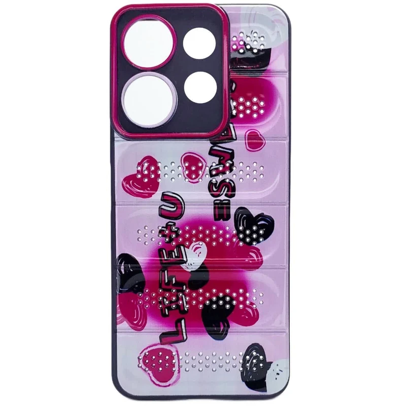 کاور قاب آوش طرح عروسکی مدل دخترانه 02 مناسب برای گوشی موبایل شیائومی REDMI NOTE13 4G