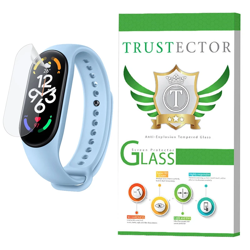 محافظ صفحه نمایش تراستکتور نانو مدل TPWTA-Glass مناسب برای مچ بند هوشمند شیائومی Mi Band 7