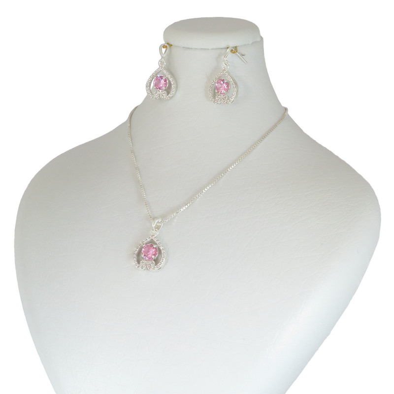 نیم ست نقره زنانه مدل AV184-S6.5 C11