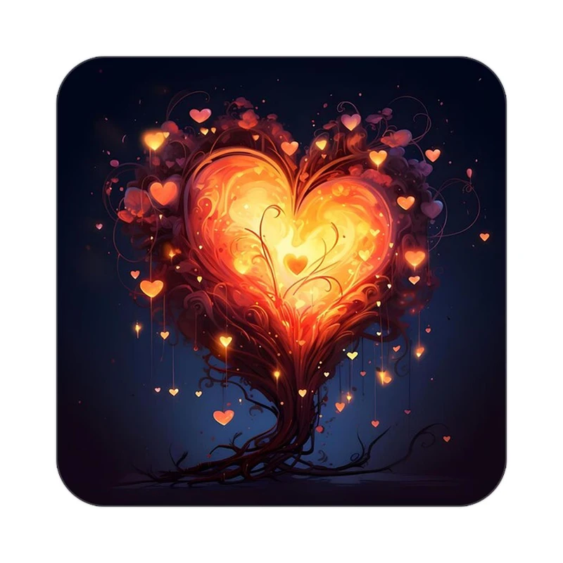 زیر لیوانی کاکتی مدل عاشقانه کد mp11014