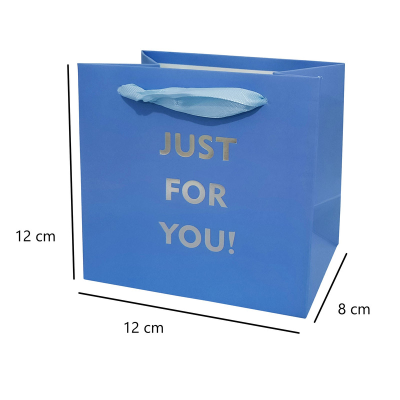 پاکت هدیه مدل JUST FOR YOU کد 11101055 پاکت هدیه مدل JUST FOR YOU کد 11101055