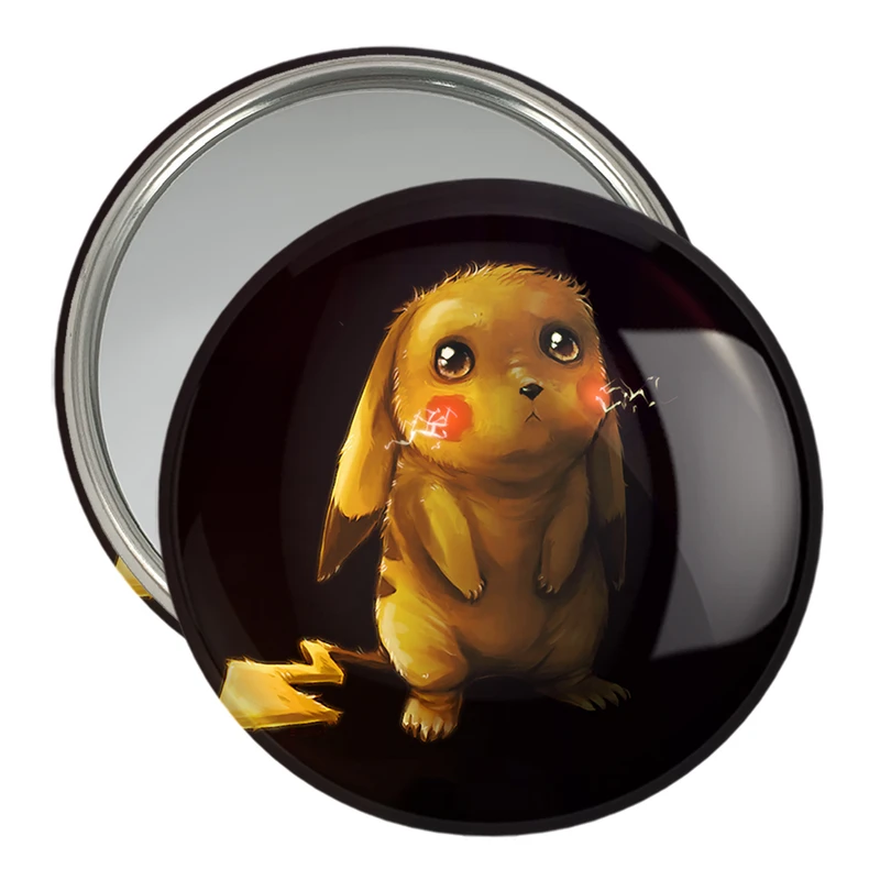 آینه جیبی خندالو مدل پیکاچو انیمه پوکمون  کد 17332