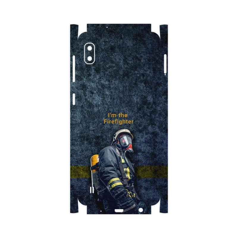برچسب پوششی ماهوت مدل Firefighter-FullSkin مناسب برای گوشی موبایل سامسونگ Galaxy A10