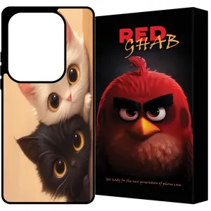  RED GHAB RCHAPN13P Cover For Xiaomi Redmi Note 13 Pro 4G / Poco M6 Pro 4G