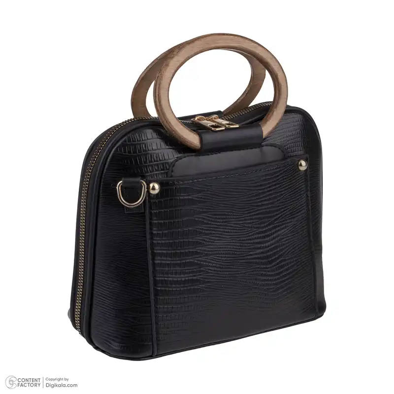 کیف دستی زنانه مدل دسته چوبی