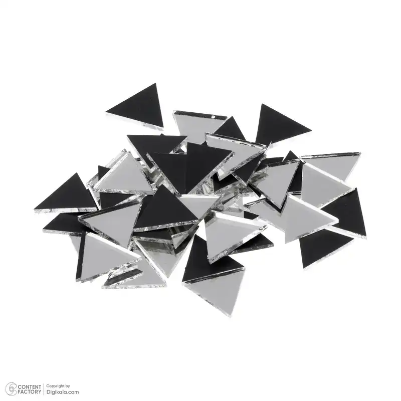 آینه آریا کریستال مدل مثلث کد AMSL-50/1M بسته 50 عددی