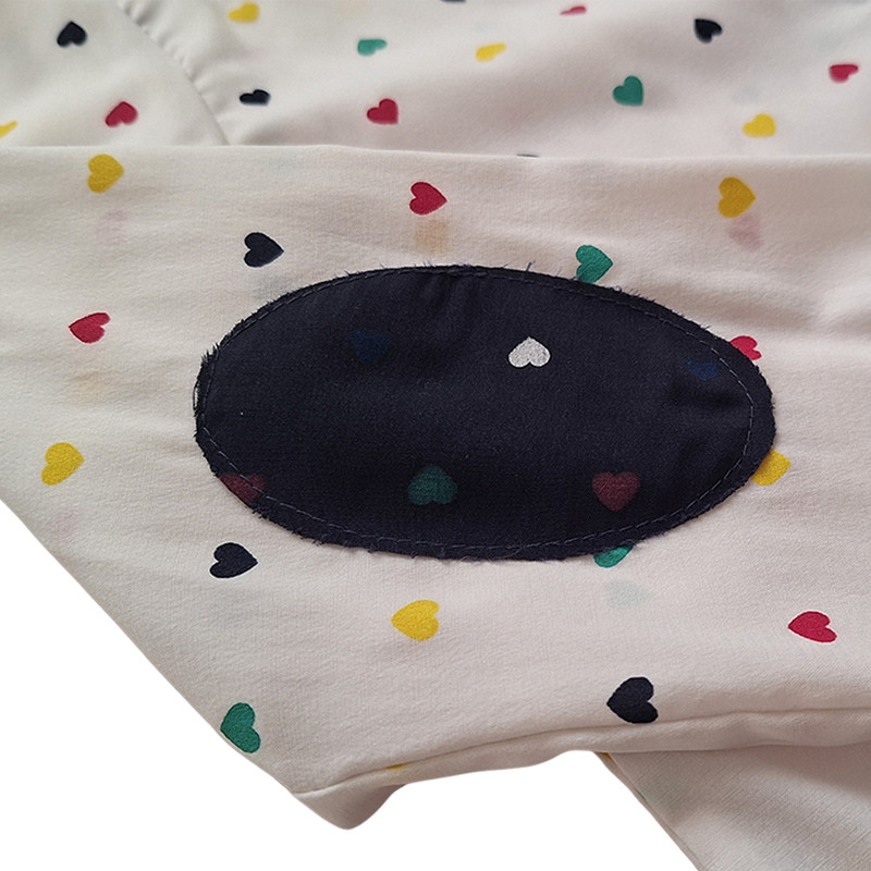 شومیز آستین بلند زنانه مدل قلب رنگی