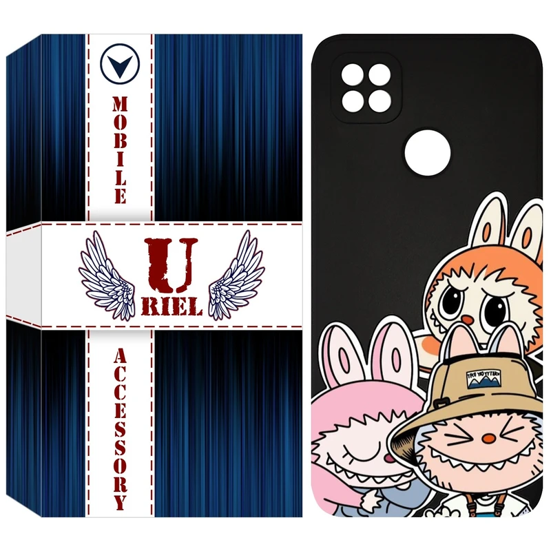 کاور یوریل مدل KSH کد 145 طرح عروسک لبوبو مناسب برای گوشی موبایل شیائومی Redmi 9C / 10A