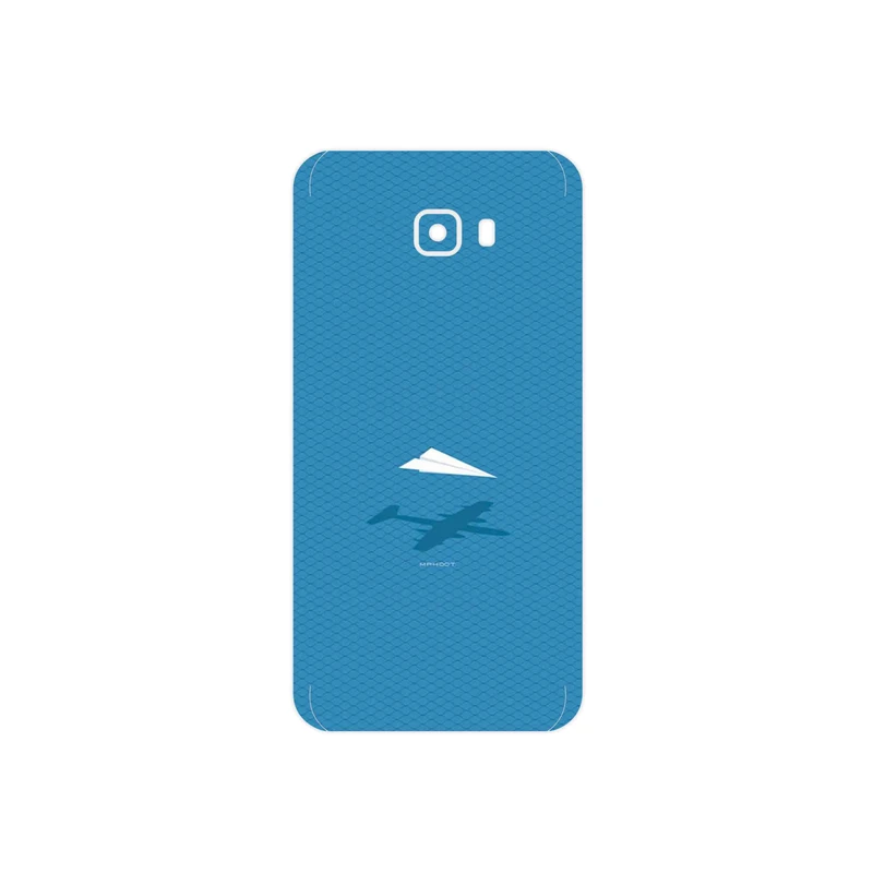 برچسب پوششی ماهوت مدل Minimal Paper Airplane مناسب برای گوشی موبایل سامسونگ Galaxy C7 Pro