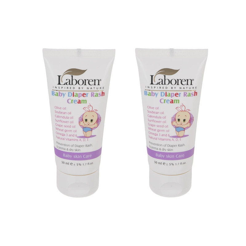 کرم سوختگی کودک لابورن مدل Baby Skin Care حجم 50 میلی لیتر مجموعه 2 عددی