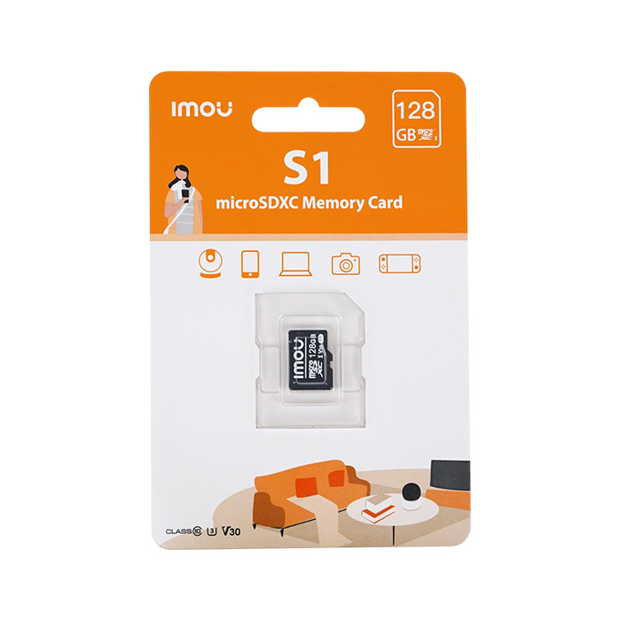 کارت حافظه MicroSD آیمو مدل S1 کلاس 10 سرعت 100MBps ظرفیت 128GB
