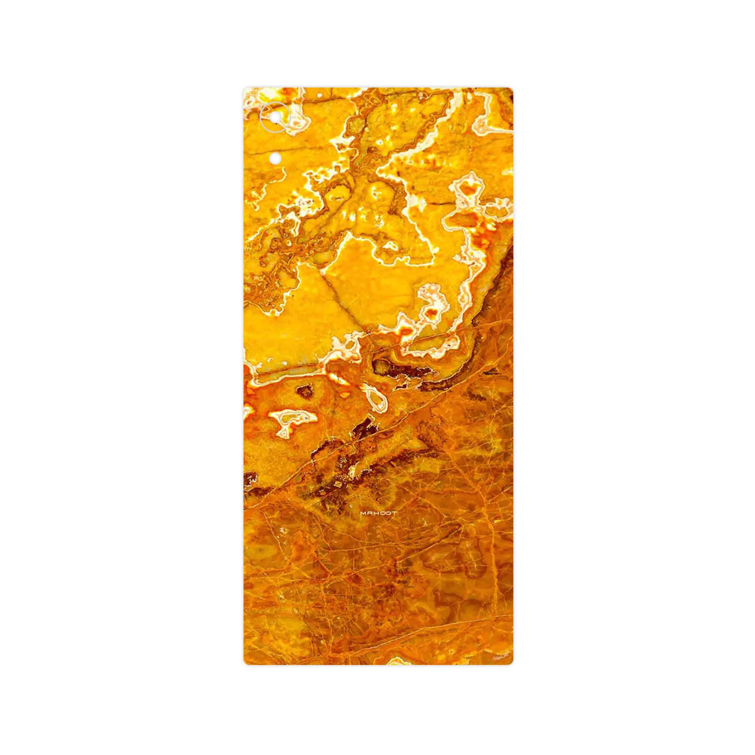 برچسب پوششی ماهوت مدل Gold Marble مناسب برای گوشی موبایل سونی Xperia XA1 Ultra