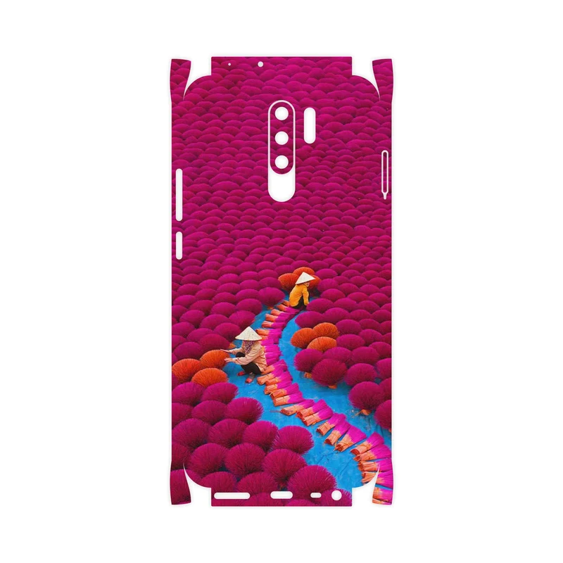 برچسب پوششی ماهوت مدل Vietnam Incense Wood Farms-FullSkin مناسب برای گوشی موبایل شیائومی Redmi 9