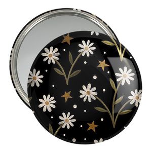 آینه جیبی خندالو مدل گل گلی کد 29025